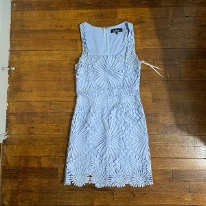 Lulus Lilac Lace Mini Dress